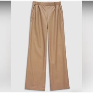 Modern Anine Bing Koa Pant Butterscotch Vegan Leather Sz Medium Minimalist READ